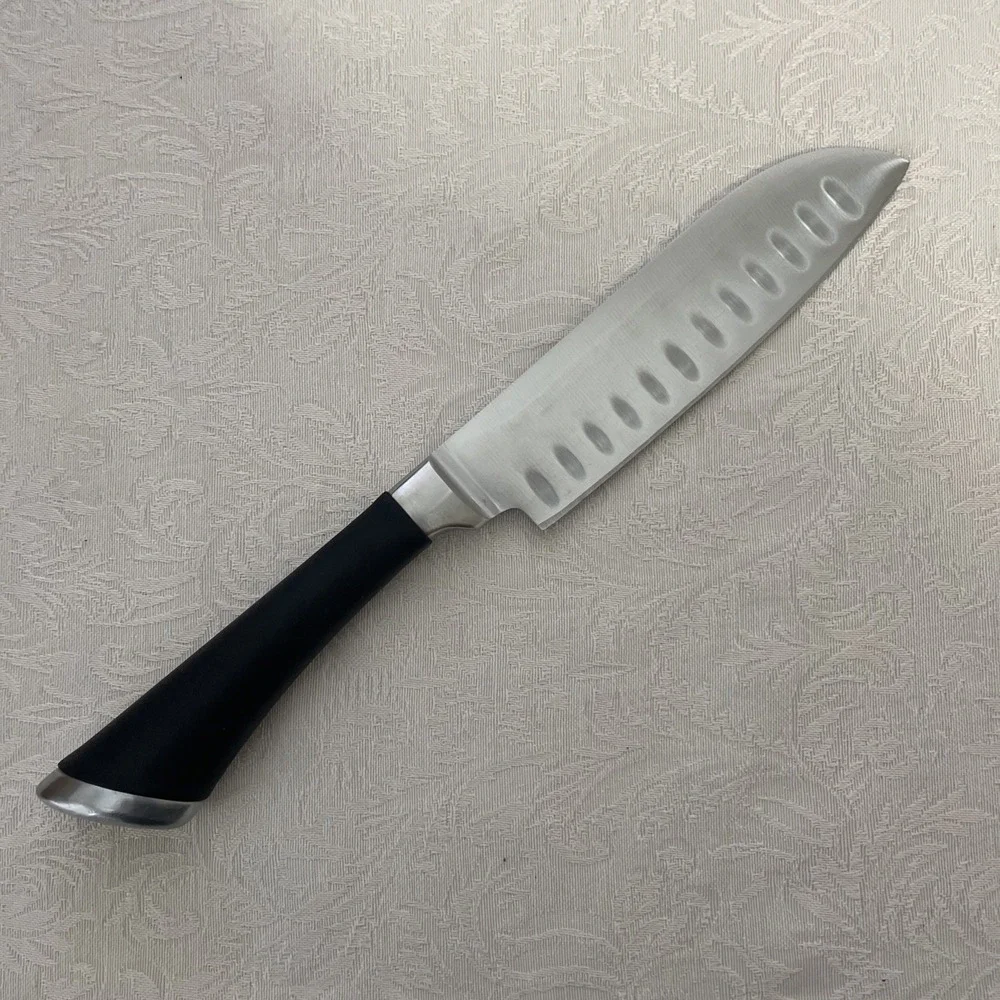 Norpro Kleve Santoku Knife X50 CrMoV 15 Blade HRC 55 5